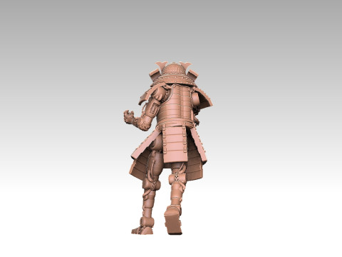 Robo Samurai Modello di stampa 3D