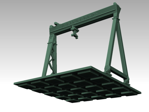Eriksberg Gantry Crane Model do druku 3D