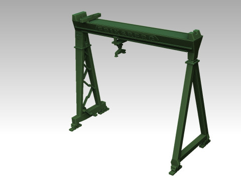 Eriksberg Gantry Crane Model do druku 3D