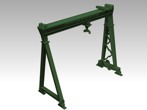 Eriksberg Gantry Crane Model do druku 3D