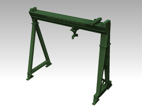 Eriksberg Gantry Crane Model do druku 3D