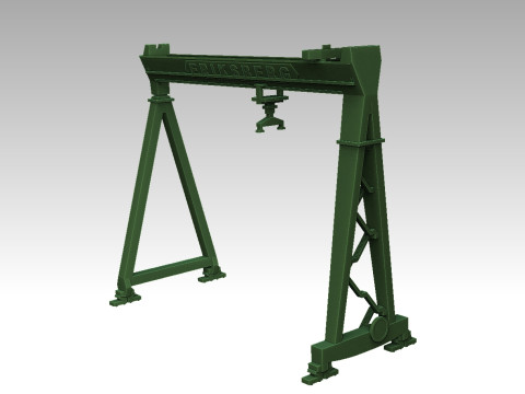 Eriksberg Gantry Crane Model do druku 3D