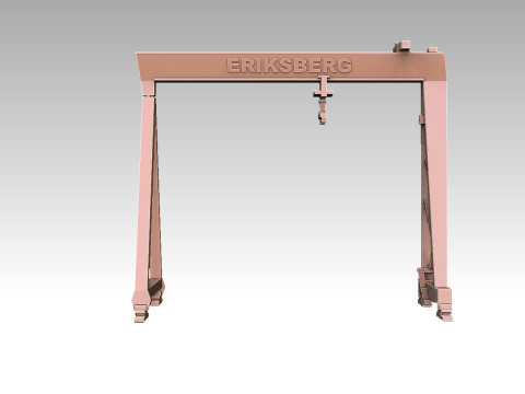 Eriksberg Gantry Crane Model do druku 3D