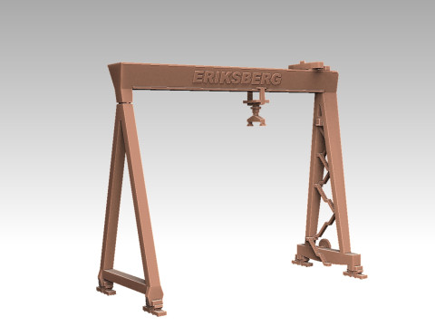 Eriksberg Gantry Crane Model do druku 3D