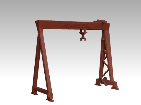 Eriksberg Gantry Crane Model do druku 3D
