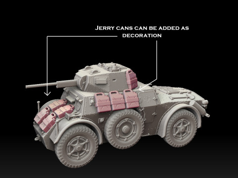 Autoblinda Armored Car 3D 프린트 모델