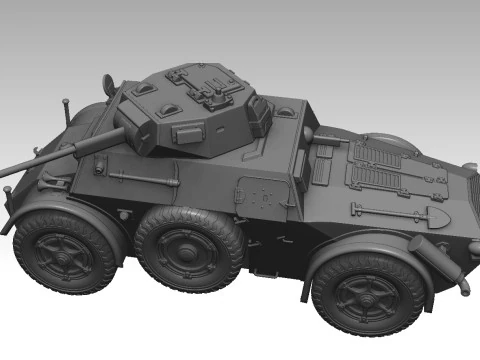 Autoblinda Armored Car 3D Print Model