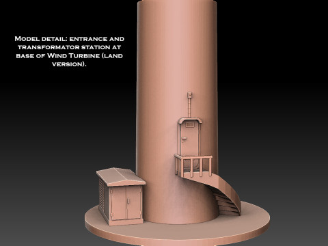 Wind Turbine Modelo de Impressão 3D