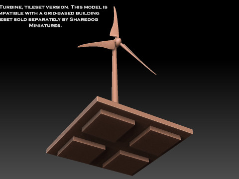 Wind Turbine Modelo de Impressão 3D