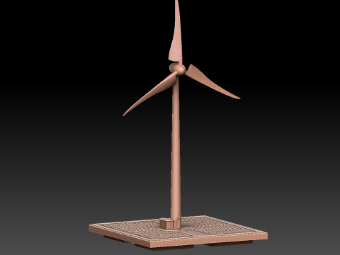 Wind Turbine Modelo de Impressão 3D