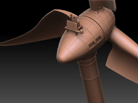 Wind Turbine Modelo de Impressão 3D