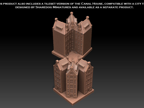 Canal House 3Dプリントモデル