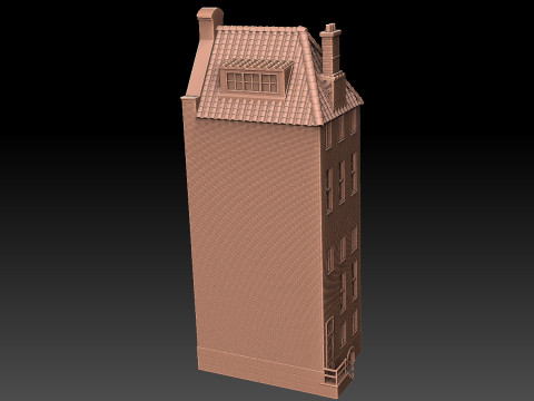Canal House 3Dプリントモデル