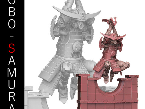 Robo Samurai 3D Принт Модель