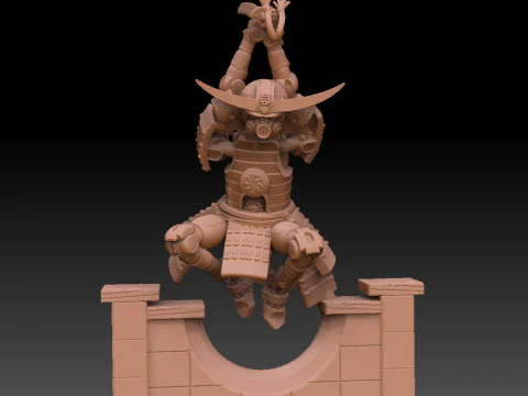 Robo Samurai 3D Print Model