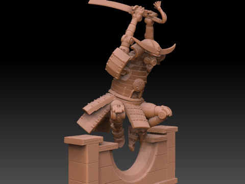 Robo Samurai 3D 打印模型