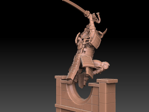 Robo Samurai 3D 打印模型
