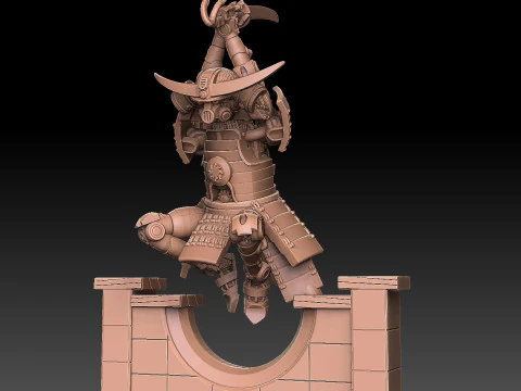 Robo Samurai 3D Print Model