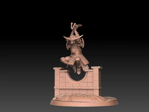Robo Samurai 3D Print Model