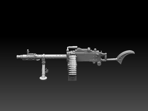 瑞典二战后期轻机枪手 3D 打印模型