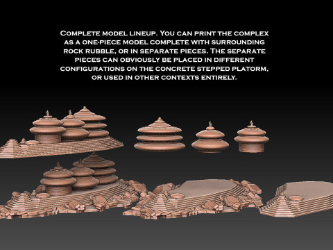 Ix-Forschungseinrichtung 3D Druckmodell
