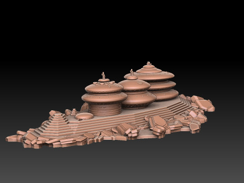 Ix-Forschungseinrichtung 3D Druckmodell