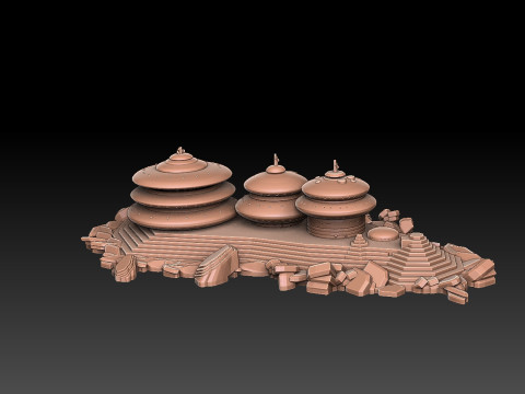 Ix-Forschungseinrichtung 3D Druckmodell
