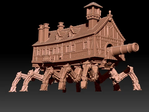 Cannon House 3D Print Model