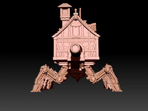 Cannon House 3D Print Model