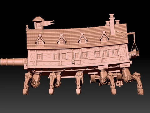 Cannon House 3D Print Model