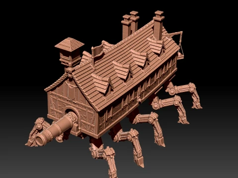 Cannon House 3D Print Model