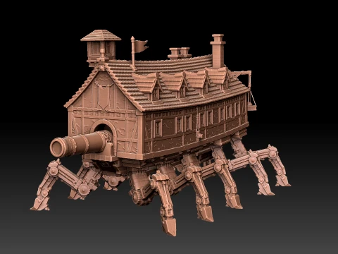 Cannon House 3D Print Model