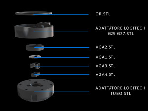 LOGITECH G29 G27 QUICK RELEASE Modelo de impresión 3D