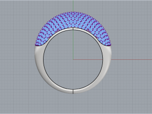 Ring with many stones 3D Print Model