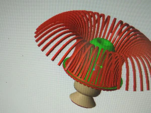テーブル装飾 3Dモデル