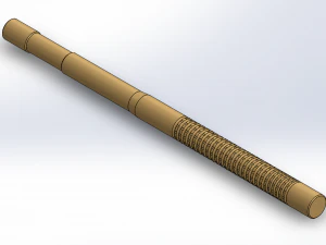 Broaching tool 3D Model