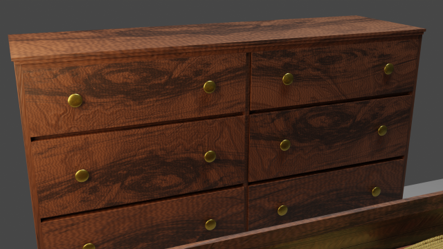 Commode 3D Model .c4d .max .obj .3ds .fbx .stl .blend 