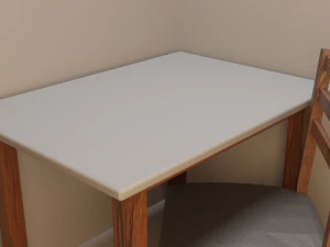 Tableandchair 3D Model