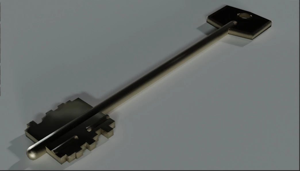 Key 3D Model .c4d .max .obj .3ds .fbx .stl .blend