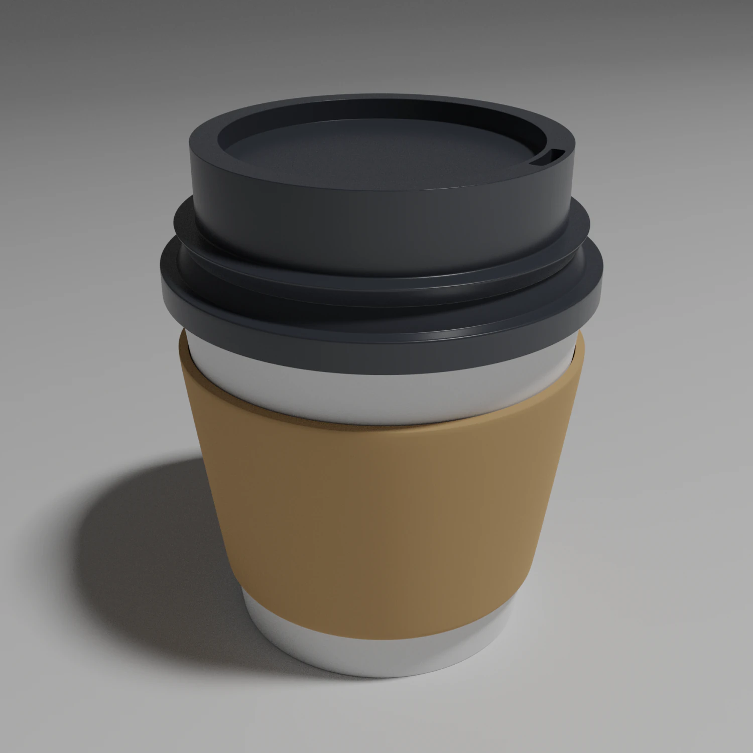 Coffee Cups 3D Model .c4d .max .obj .3ds .fbx .stl .blend 