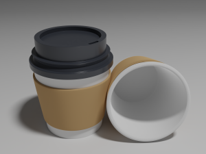 Coffee Cups Modelo 3D