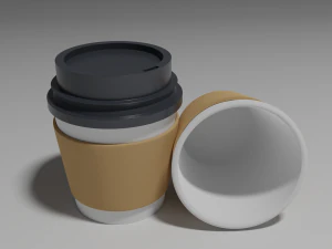 Coffee Cups 3D Model