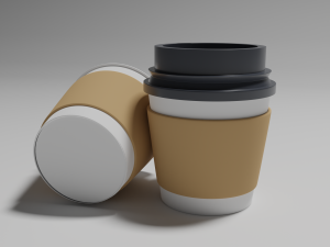 Coffee Cups Modelo 3D