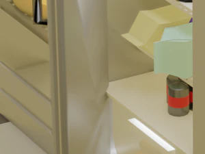 Sunny Kitchen 3D Model