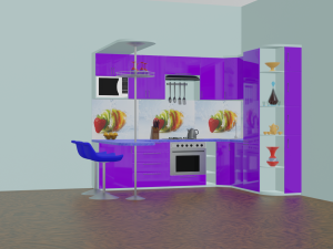 Kitchen set 3D Model