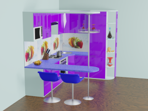 Kitchen set 3D 模型