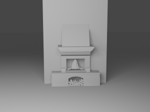 Fireplace 3D-Modell