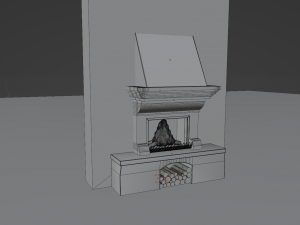 Fireplace 3D-Modell