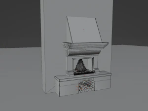 Fireplace 3D Model