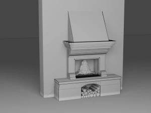 Fireplace 3D Model